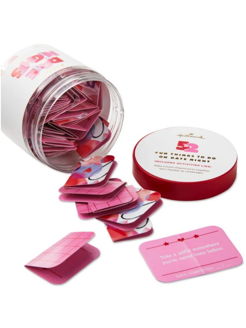 Hallmark Pink Date Night Idea Jar New